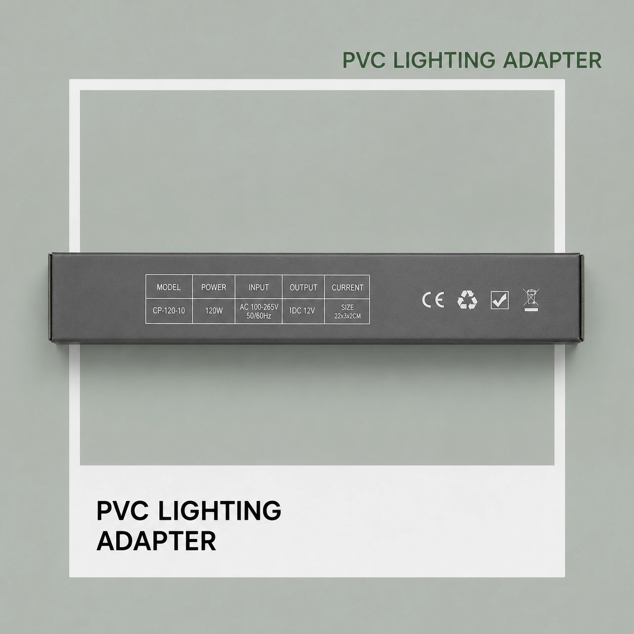 PVC Lighting Adapter – Premium LED Power Supply | 12V 10A - Image 3
