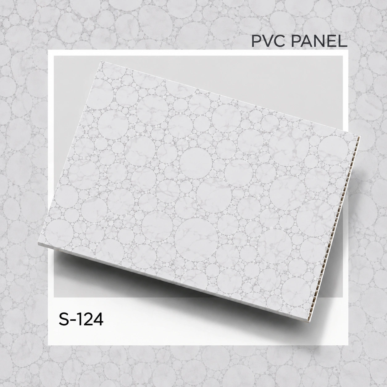 Premium Pebble Stone PVC Decorative Wall Panel – S-124 | 10 ft x 10 in