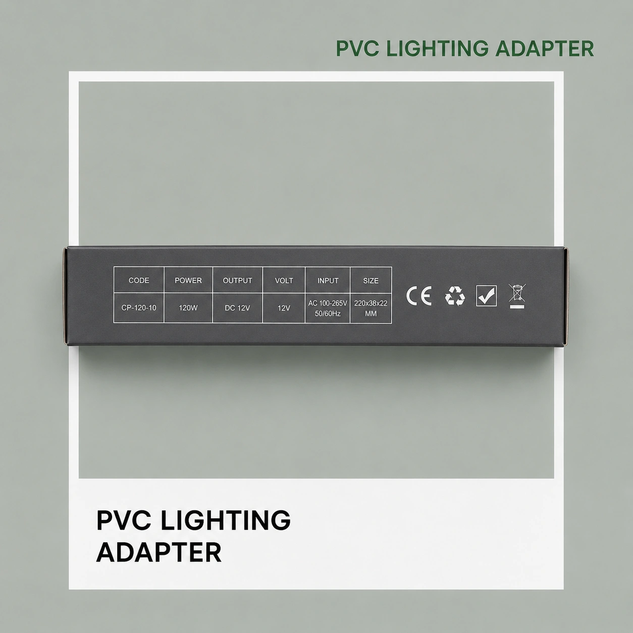 PVC Lighting Adapter – Premium LED Driver | 12V 20A Power Supply - Image 2