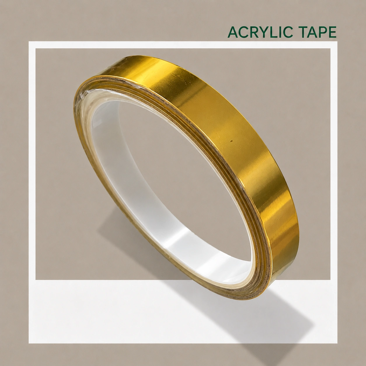 Premium Self-Adhesive Acrylic Golden Decorative Tape | 8ft Length | 0.75 Width