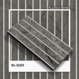Premium Grey Marble Fluted Wall Panel – IN-5059 | 10 ft x 1 ft