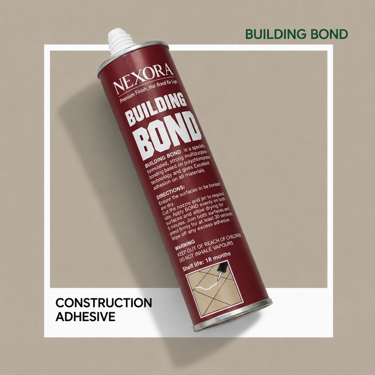 NEXORA Building Bond Construction Adhesive - Image 2