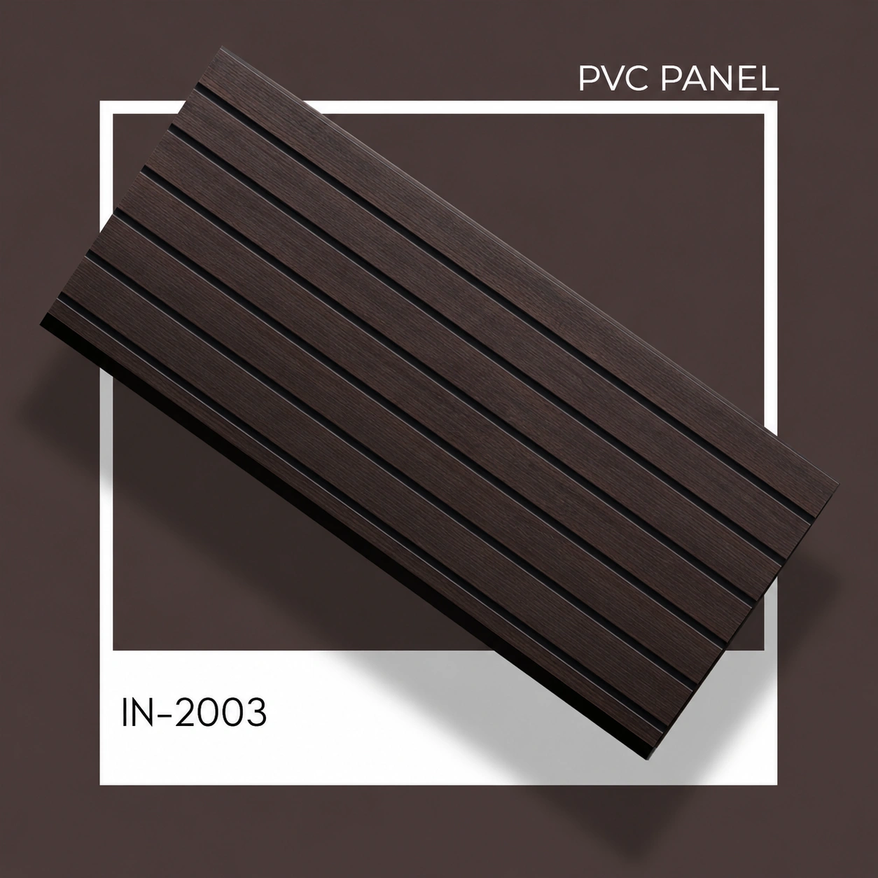 Premium Walnut Fluted Wall Panel – IN-2003 | 10 ft x 1 ft