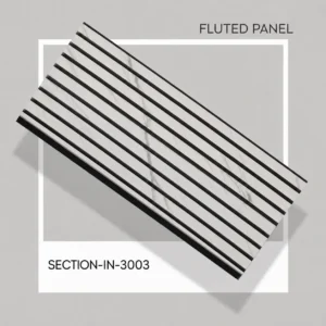 Premium White Marble Fluted Wall Panel – IN-3003 | 10 ft x 1 ft