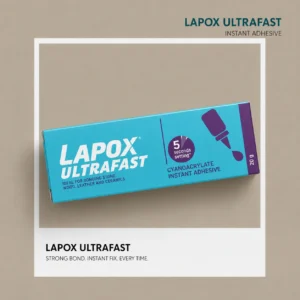 Lapox Ultrafast Instant Adhesive – Fast Setting Cyanoacrylate Glue (20g)