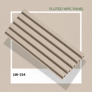 Premium Ivory Oak WPC Louvers Panel – LW-154 | 9.5 ft x 6 in | 23mm Thickness