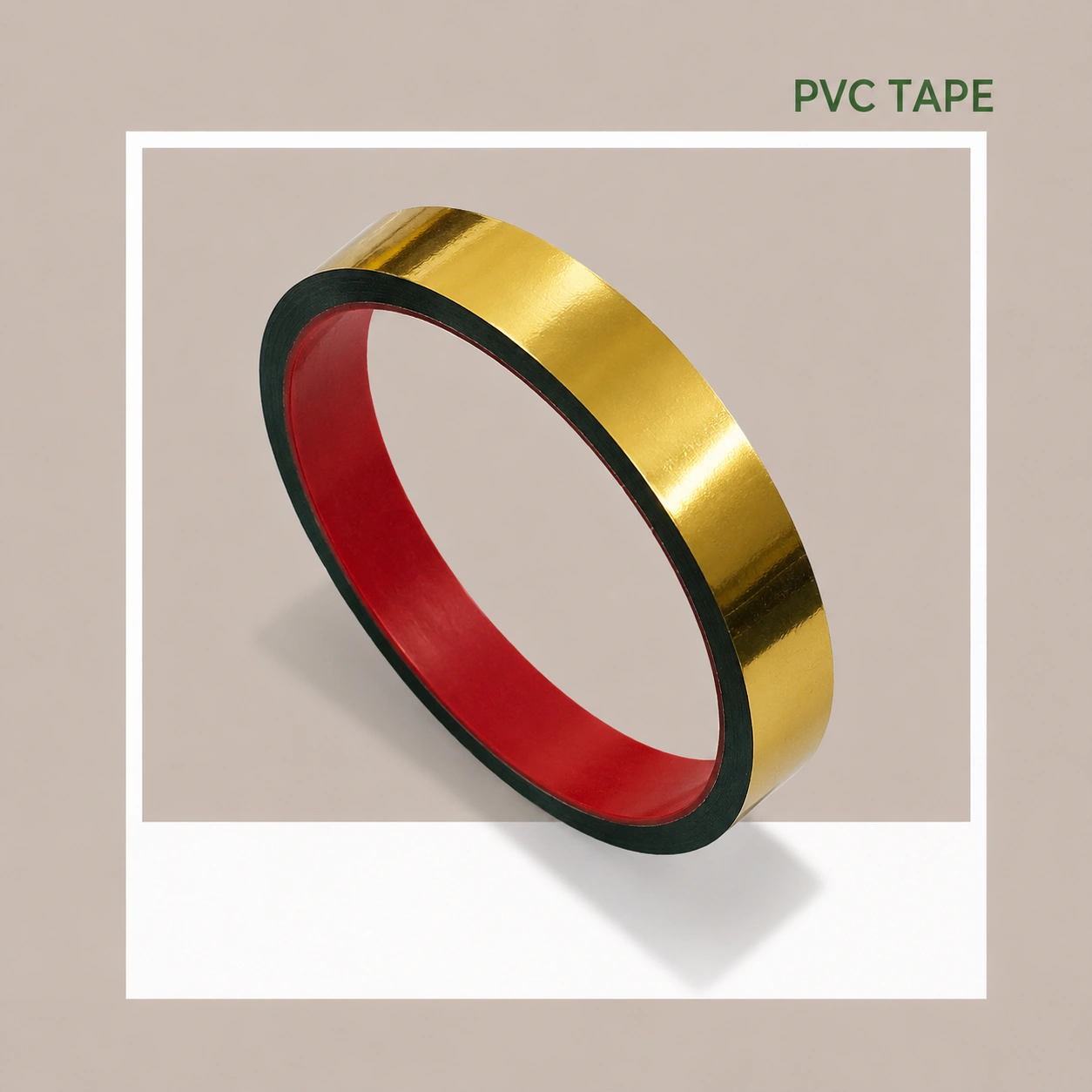 Premium Self-Adhesive PVC Golden Tape | 33ft Length | 0.75 Width