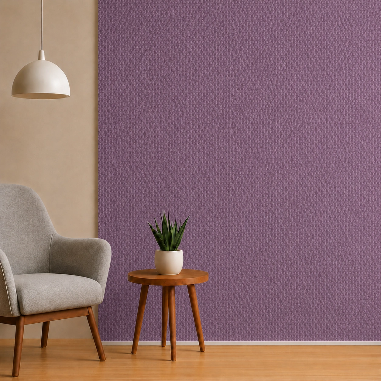 PVC Decorative Wall Panel SH820 | Premium Purple Textured Finish | 10ft x 10inch - Image 2