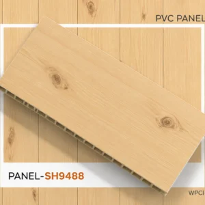 PVC Wooden Wall Panel SH9488 | Natural Light Oak Wood Grain Finish | 10ft x 10inch