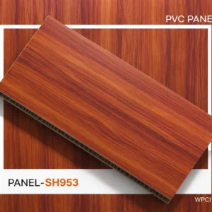PVC Decorative Wall Panel SH953 | Premium Teak Wood Finish | 10ft x 10inch