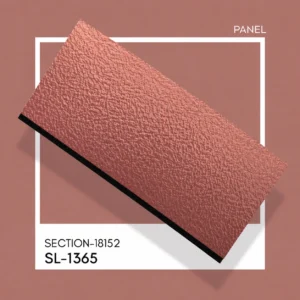 Premium Textured PVC Wall Panel – Terracotta Finish (SL-1365) | 10 ft x 10 in